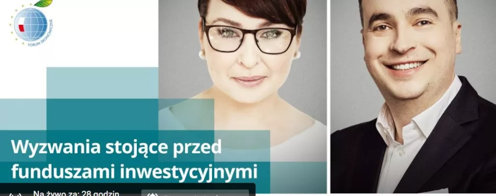 Czwartkowe Forum  SGH o wyzwaniach branży funduszy inwestycyjnych z udziałem Małgorzaty Rusewicz