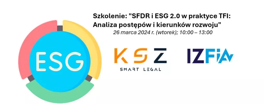 logo esg i ttuł szkolenia