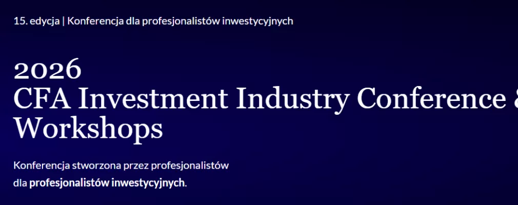 Konferencja: CFA Investment Industry Conference